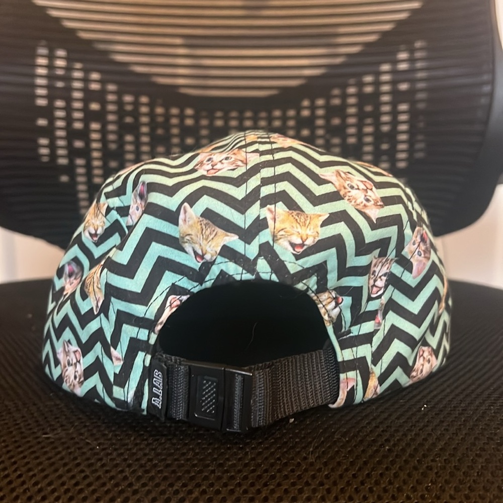 Fun Cat-Print Rave Hat - Picture 2 of 5